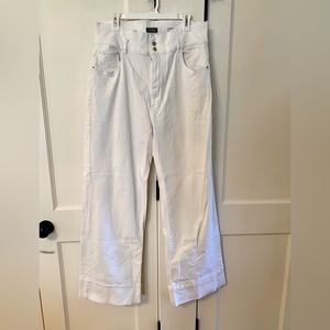 DL1961 Hepburn White Jeans